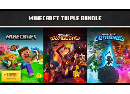 Minecraft Triple Bundle (Xbox One / Xbox Series) Minecraft Triple Bundle (Xbox One / Xbox Series)