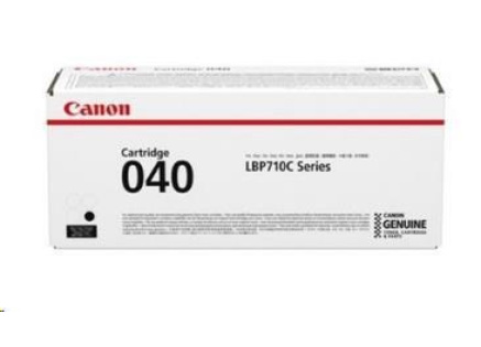 Canon TONER CRG-040BK černý pro i-SENSYS LBP710Cx, LBP712Cx, LBP7780Cx (6300 str.)