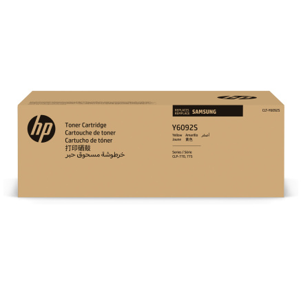 HP - Samsung CLT-Y6092S Yellow Toner Crtg (7,000 pages) HP - Samsung CLT-Y6092S Yellow Toner Crtg (7,000 pages)