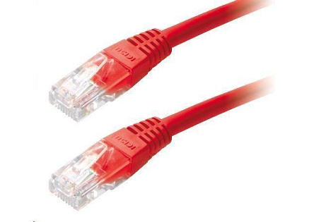 XtendLan patch kabel Cat5E, UTP - 0,25m, červený (prodej po 10 ks) XtendLan patch kabel Cat5E, UTP - 0,25m, červený (prodej po 10 ks)