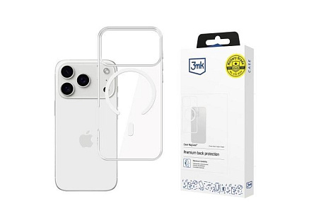 3mk ochranný kryt Clear MagCase pro Apple iPhone 17 Pro Max 3mk ochranný kryt Clear MagCase pro Apple iPhone 17 Pro Max