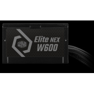 Cooler Master zdroj Elite NEX 600W 230V, 120mm, 80+ White, Mesh (opletené kabely)