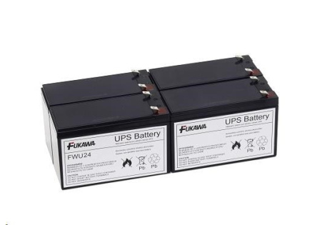 Baterie - FUKAWA FWU-24 sada baterií za RBC24 (12V/9Ah, 4ks)