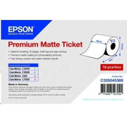 Epson Receipt- / voucher roll (endless), normal paper, 80mm Epson Receipt- / voucher roll (endless), normal paper, 80mm