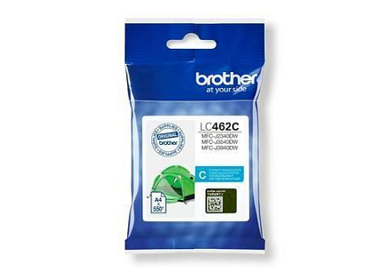 BROTHER INK LC-462C - cyan- cca 550stran, pro MFC-J2340 MFC-J3540 MFC-J3940 BROTHER INK LC-462C - cyan- cca 550stran, pro MFC-J2340 MFC-J3540 MFC-J3940