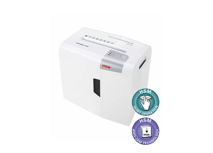 HSM skartovač ShredStar X5 White (velikost řezu 4,5x30mm, DIN P-4 (3))