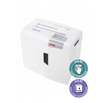 HSM skartovač ShredStar X5 White (velikost řezu 4,5x30mm, DIN P-4 (3))