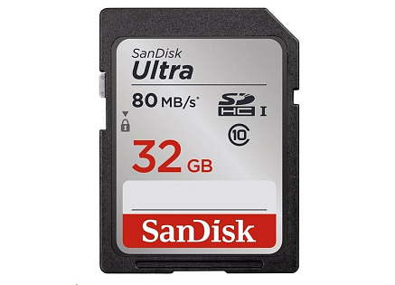 SanDisk SDHC karta 32GB Ultra (90 MB/s Class 10 UHS-I)