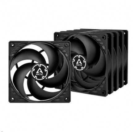 ARCTIC ventilátor P12 120mm, value pack (5ks), černá