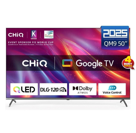 CHiQ U50QM9G TV 50", UHD QLED Google TV