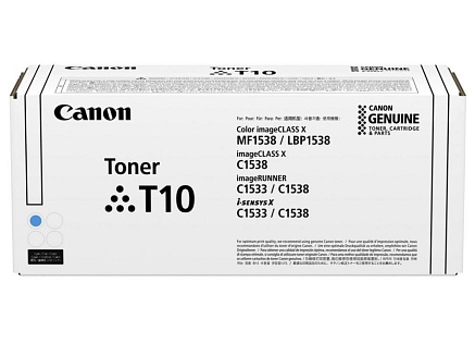 CANON TONER T10 CYAN pro i-SENSYS X C1533i, C1533iF, C1538i, C1538Fi  (10 000 str.)
