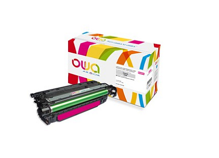 OWA Armor toner pro HP Color Laserjet Ese CM4540, 12500 Stran, CF033A, červená/magenta