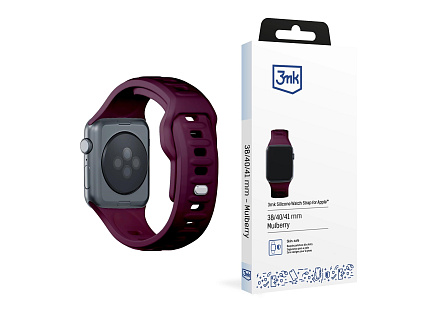3mk řemínek Watch Strap pro Apple 38/40/41 mm Mulberry 3mk řemínek Watch Strap pro Apple 38/40/41 mm Mulberry