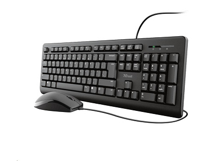 TRUST set klávesnice + myš PRIMO, USB, US