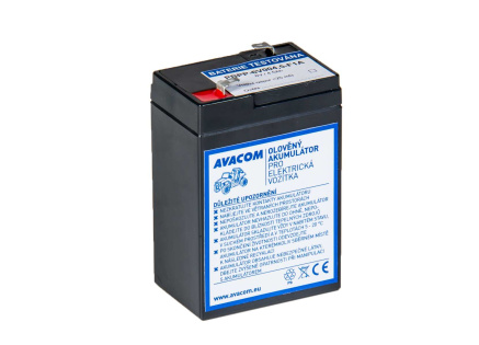 AVACOM Náhradní baterie (olověný akumulátor) 6V 4,5Ah do vozítka Peg Pérego F1 AVACOM Náhradní baterie (olověný akumulátor) 6V 4,5Ah do vozítka Peg Pérego F1