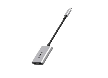 XREAL Dokovací stanice USB-C, 45W, Pro XREAL Brýle, šedá