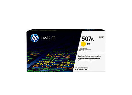 HP 507A Yellow LJ Toner Cart, CE402A (6,000 pages)