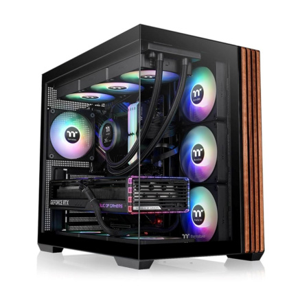 THERMAL TAKE Case View 380 WS ARGB, Průhledná bočnice, černá