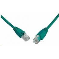 Solarix Patch kabel CAT6 SFTP PVC 0,5m zelený snag-proof C6-315GR-0,5MB