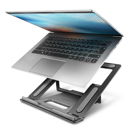 AXAGON STND-L, hliníkový stojan pro notebooky 10" - 16", 4 nastavitelné úhly