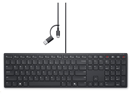 DELL Wired Collaboration Keyboard - KB525C - US International (QWERTY) DELL Wired Collaboration Keyboard - KB525C - US International (QWERTY)