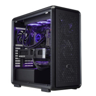 Cooler Master case MasterFrame 600 Black, Průhledná bočnice, ATX, 3x 140mm Fan, 1x 120mm Fan, Černá