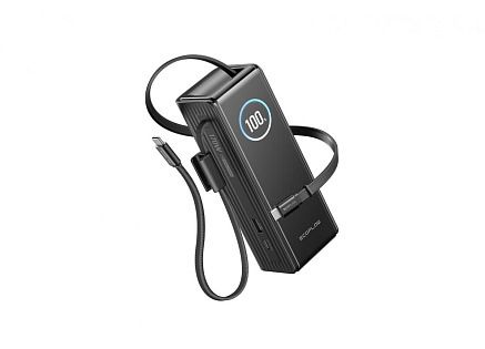 EcoFlow RAPID Power Banka (25000mAh,170W) 2x100W vestavěný USB-C kabel - černá