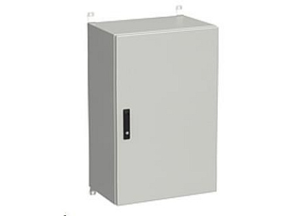 Solarix rozvaděč nástěnný venkovní LC-20 21U 600x600mm, dveře plech, LC-20-21U-66-22-G