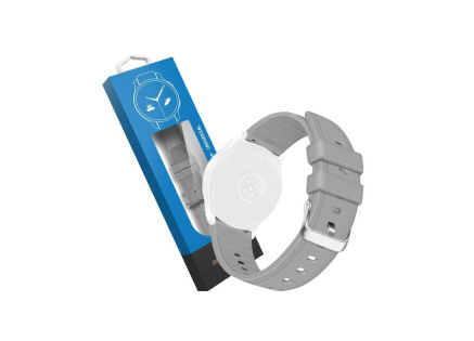 RhinoTech univerzální silikonový řemínek Quick Release 22mm šedý RhinoTech univerzální silikonový řemínek Quick Release 22mm šedý