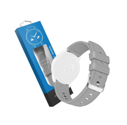 RhinoTech univerzální silikonový řemínek Quick Release 22mm šedý