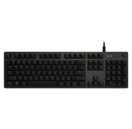 Logitech Mechanical Gaming Keyboard G512 CARBON LIGHTSYNC RGB with GX Red switches - CARBON - US INT'L - USB - IN