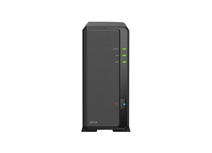 Synology DS124 DiskStation (4C/RealtekRTD1619B/1,7GHz/1GBRAM/1xSATA/2xUSB3.2/1xGbE)