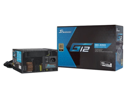 SEASONIC zdroj 650W G12-GC, 80+ Gold, 120mm