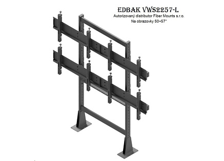EDBAK VWS2257L - televizní stěna 2x2 Tv do 57"