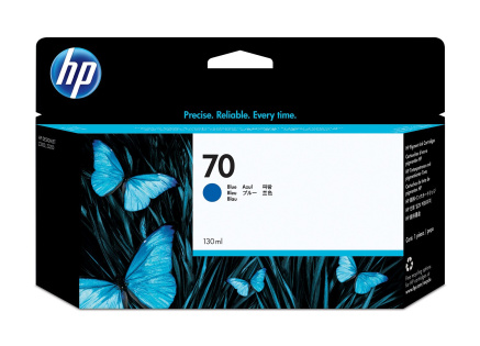 HP 70 Blue DJ Ink Cart, 130 ml, C9458A