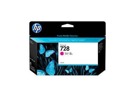 HP 728 130-ml Magenta DesignJet Ink Cartridge HP 728 130-ml Magenta DesignJet Ink Cartridge