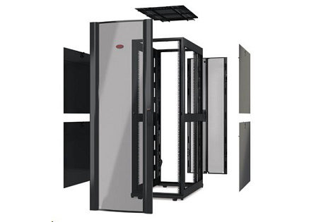 APC NetShelter SX 48U 750mm Wide x 1070mm Deep Enclosure Without Doors, Black APC NetShelter SX 48U 750mm Wide x 1070mm Deep Enclosure Without Doors, Black
