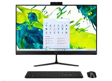 ACER PC AiO Aspire C27-2G_LUBR75825U_65W,R7 5825U,27"FHD,16GB,512GB SSD,UHD,W11H,Black
