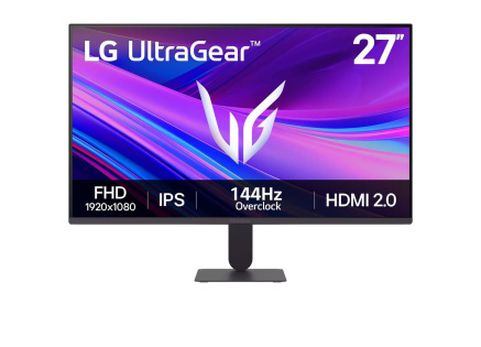 LG MT IPS LCD LED 27" 27G411A-B - IPS panel, 1920 x 1080, 144Hz, 5ms, G-sync, HDMI, DP