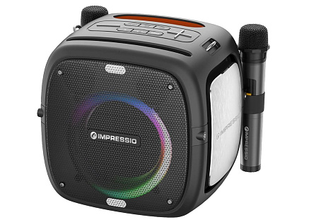 C-TECH repro Impressio Qubis, Party, 80W, 2x Mikrofón C-TECH repro Impressio Qubis, Party, 80W, 2x Mikrofón