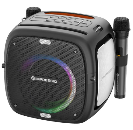 C-TECH repro Impressio Qubis, Party, 80W, 2x Mikrofón C-TECH repro Impressio Qubis, Party, 80W, 2x Mikrofón