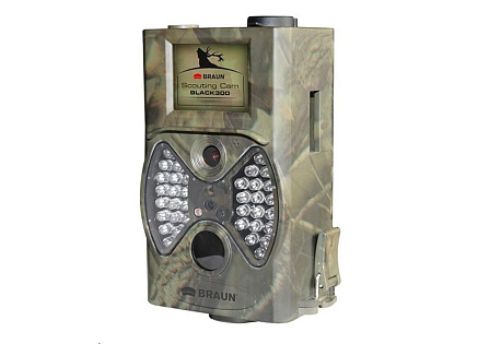 BRAUN fotopast ScoutingCam Black 300 (5Mpx, SD, 2" LCD, 36 Black IR LED do 20m)