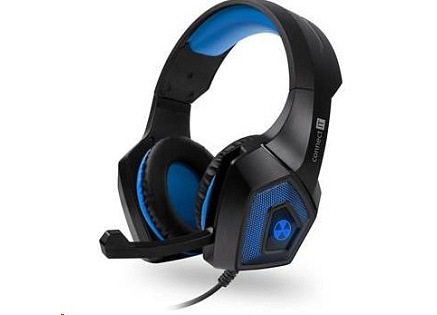 CONNECT IT BATTLE RNBW Ed. 2 herní sluchátka s mikrofonem, modrá
