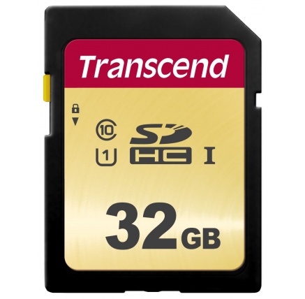 TRANSCEND SDHC karta 32GB 500S, UHS-I U1 (R:95/W:35MB/s)