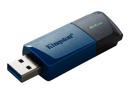 Kingston Flash Disk 64GB USB3.2 Gen 1 DataTraveler Exodia M (Black + Blue) Kingston Flash Disk 64GB USB3.2 Gen 1 DataTraveler Exodia M (Black + Blue)
