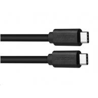 Datový a nabíjecí kabel USB Type-C - USB Type-C, 100cm, černá