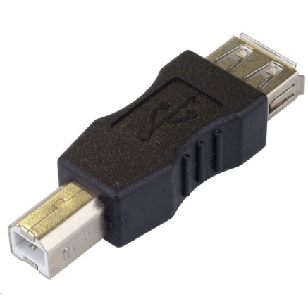PremiumCord USB redukce A-B, Female/Male