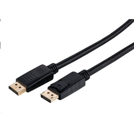 C-TECH kabel DisplayPort 1.2, 4K@60Hz, M/M, 1m C-TECH kabel DisplayPort 1.2, 4K@60Hz, M/M, 1m