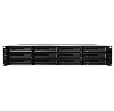 Synology RS3618xs RackStation (4C/XeonD-1521/2,4-2,7GHz/8GBRAM/12xSATA/2xUSB3.2/4xGbE/2xPCIe)