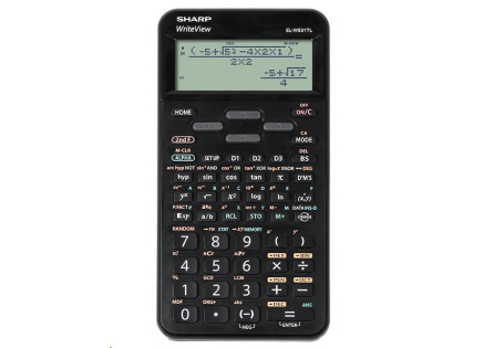SHARP kalkulačka - ELW531TLBBK - Blister - černá SHARP kalkulačka - ELW531TLBBK - Blister - černá